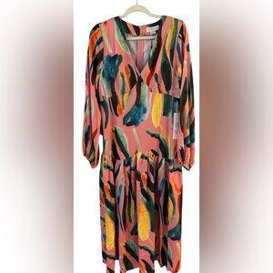 Never Fully Dressed Tropical Sophie Dress Sz 10